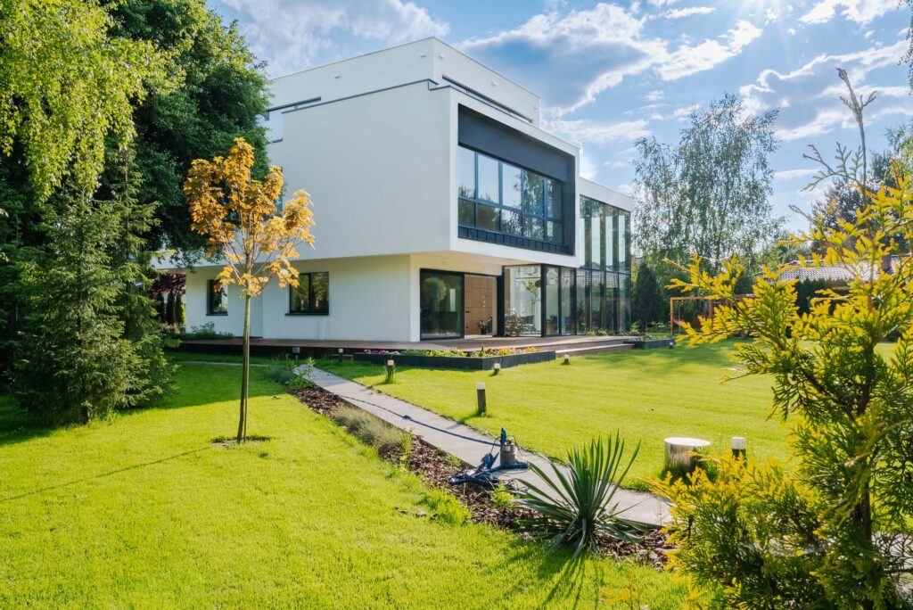 widok na dom pod Kampinosem