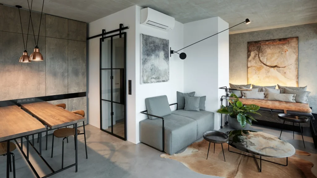 Dom jak loft - industrialny klimat poza miastem